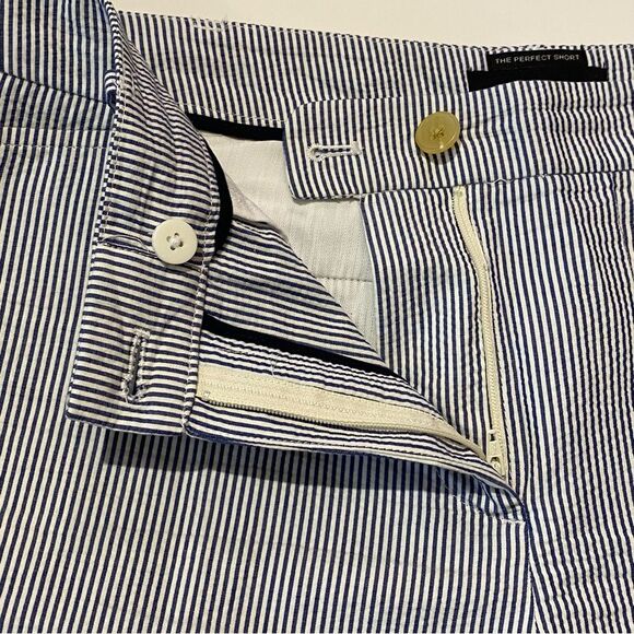 Talbots Black and White Striped Women Shorts - Picture 7 of 16